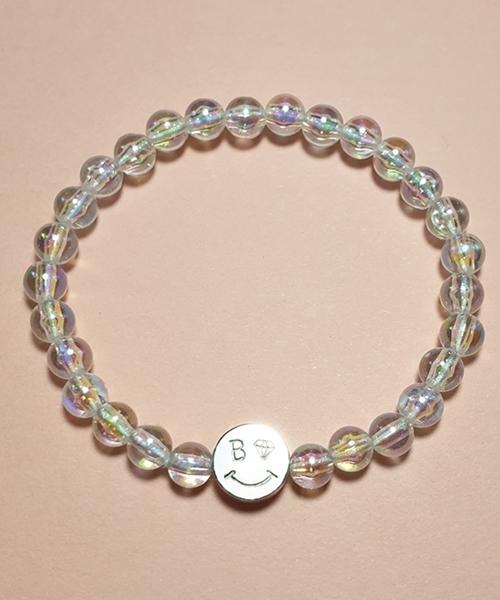Bonbeau Smile Acrylic Beads Bracelet Smile Transparent Acrylic Bead Bracelet 3 Colors