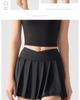 Women's Two-Piece Pleated Yoga and Sports Skirt - Breathable, Comfortable, Anti-Exposure for Tennis, Badminton, Running, and Fitness.