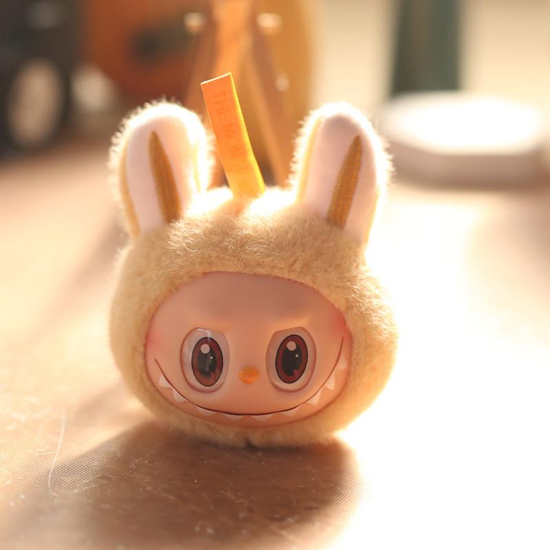 Cute Rabbit Plush Keychain Pp Cotton Stuffed Short Plush For Kids Gift