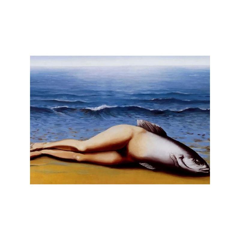 Suprarealism celebru, postere de artă, pânză, pictură, pictură murală abstractă de René Magritte, imprimeu pentru galerie, dormitor, decorațiuni interioare