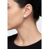 Boucles d'oreilles - PEARLS &amp; COLORS - Perles d'eau douce boutons - Argent 925 - Perle blanche 10-11 mm - Qualité AAA+
