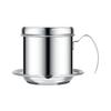 Stainless Steel 304 Vietnamese Coffee Filter Cup Drip Pot Simple and Portable Household Coffee Filter Cup Traditional Tool