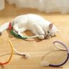 3Pcs 60cm Cat Teaser Interactive Cotton Rope Toy Cat Dental Chew Molar Bite Resistant Clean Mouth Safe Eco Friendly Pet Cat Toy