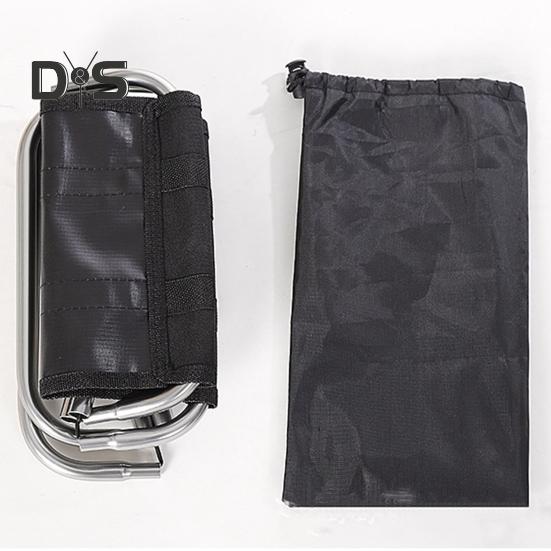 Outdoor Folding Stool Lightweight Heavy Duty Aluminum Alloy Oxford Cloth Camping Hunting Picnic Fishing Mini Collapsible Chair Seat