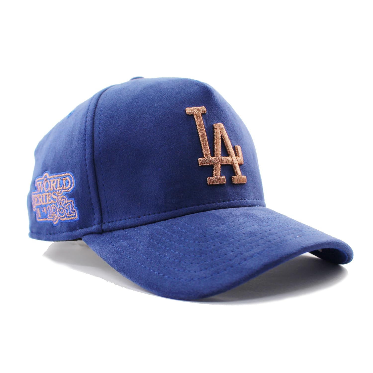 

[New Era] Cap 9FORTY Los Angeles Dodgers MLB 1981 WORLD SERIES A-FRAME VELOUR SNAPBACK CAP BLUE LOS ANGELES DODGERS LA Baseball 940 Hat AF A-Frame