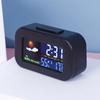 Large Screen Climate Monitoring Alarm Clock Temperature Humidity Monitor  Bedroom Use