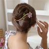 Metal Pearl Hair Claw Clip Women Hair Bun Twist Hairpin Flowers Headband Rhinestone Banana Barrettes Ponytail Hair Accessories