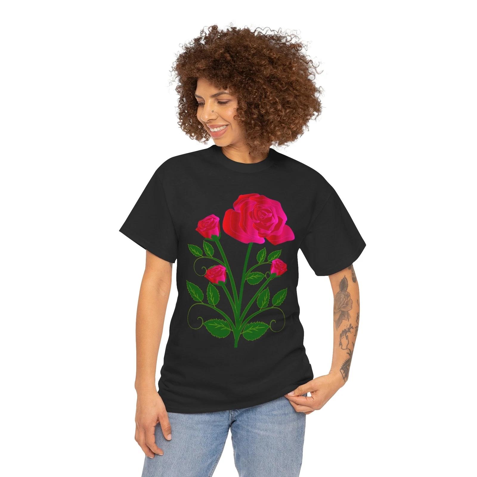 Botanical Print T-Shirt - Stylish Floral Tee for Elegant & Chic Looks XL