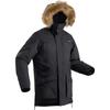 SH900 Cargo Hooded Zipper Design Windproof Waterproof Jacket Long Sleeve Cotton Jacket Men's Black