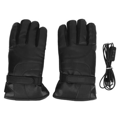 USB Winter Heated Gloves Men Women Touch Screen Warm Gloves Water Resistant Windproof for Running Cycling Driving