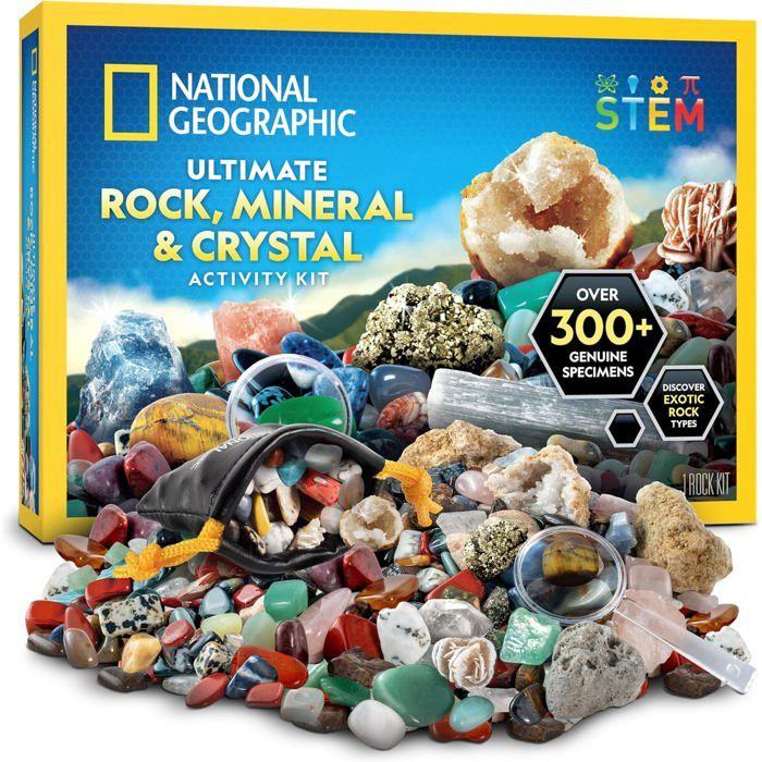 Rock collection box - BLUE MARBLE