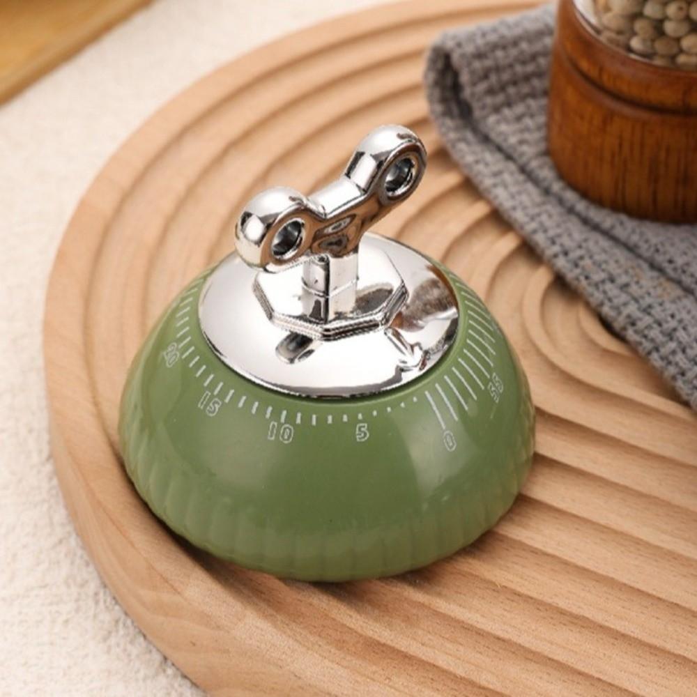 Manual Operation Magnetic Kitchen Timer Loud Alarm Clock Mechanical Cooking Timer  School Desk
