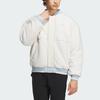 adidas Fleece Collegiate Padded Jacket With Letter Logo Embroidery And Color Block Men Outerwear Pink White IL8917