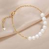 Gold Color Pearl Bracelets Elegant Charm Beads Bracelets Fashion Simple Thin Pulseras Jewelry Gift