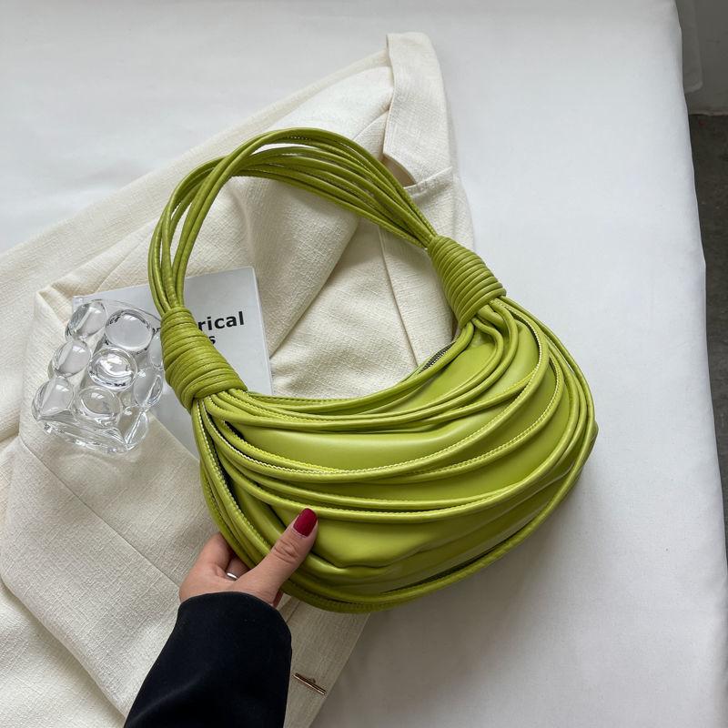 

Women Bag New Fashion Hollow Out PU Casual Solid Zipper Soft Shoulder Bag Handbag Luxury Designer Bag Euro-America Style