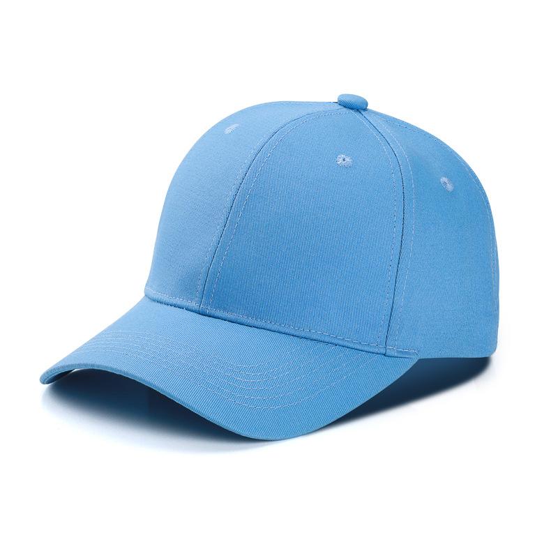 High-end Pure Cotton Baseball Cap Korean Version Men's and Women's Embroidered Hat Baseball Cap with Brim