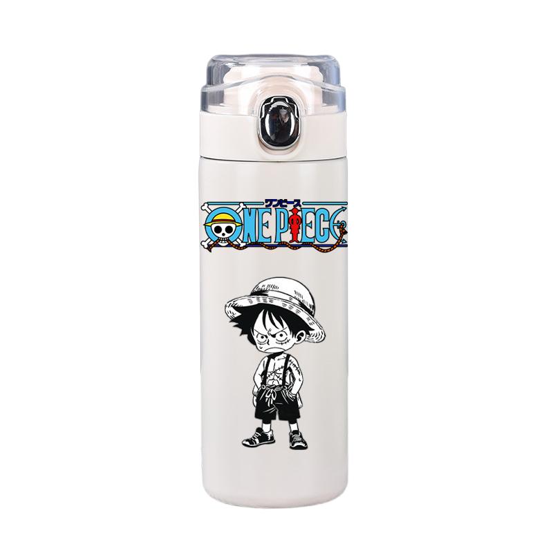 

400 мл аніме термос із принтом, кухоль із нержавіючої сталі, герметична термос, термос, кава, чай, молоко, вода, пляшка