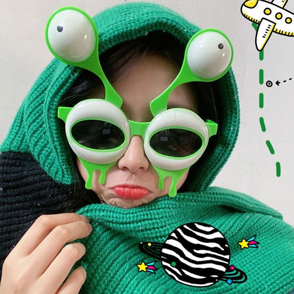 

Frog Eye Alien Sunglasses Tentacle Frog Eye Eyewear Novelty Funny Eye Glasses Party