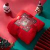 Christmas Santa Claus Towel Gift Set With Coral Fleece For Holiday Celebration