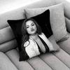 Federa Cuscino Decorativo Attore Cantante S-Selena Gomez Per 45*45Cm 40Cm 30Cm 50Cm 55Cm Quadrato Federa Cuscino Casa