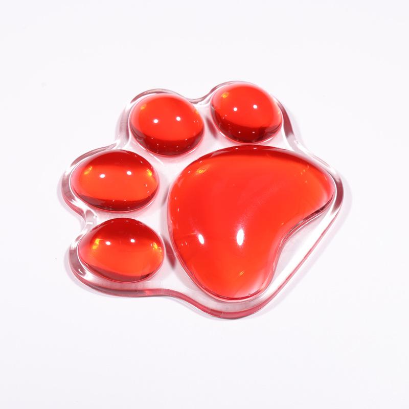 "Transparent Silicone Cat Claw Wrist Pad: Comfortable, Creative, and Cool for Office Use"