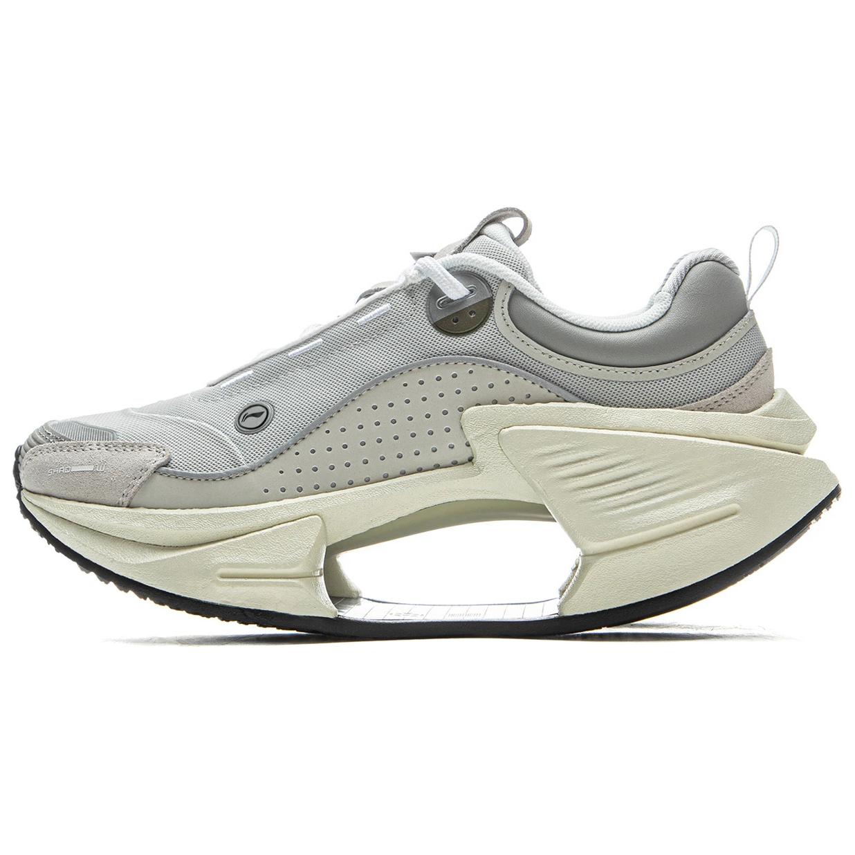 

Li Ning Absolute Shadow CRC 2.0 Trendy Comfortable Non-Slip Wear-Resistant Rebound Low-Top Running Shoes Women running shoes Gray AZGU190-1 36⅓