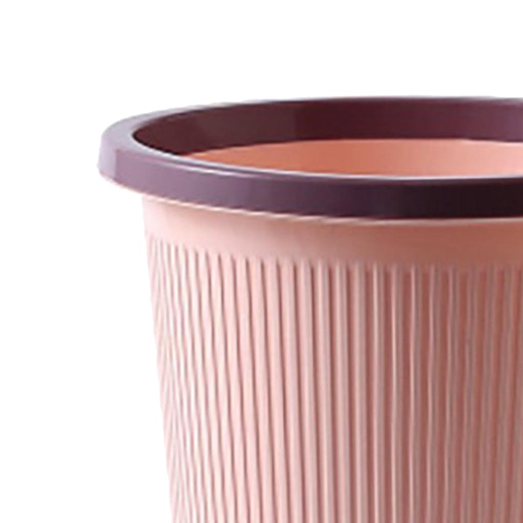 Trash Bin Plastic Exquisite Modern Garbage Container Can for Bathroom Kitchen Living Room Large