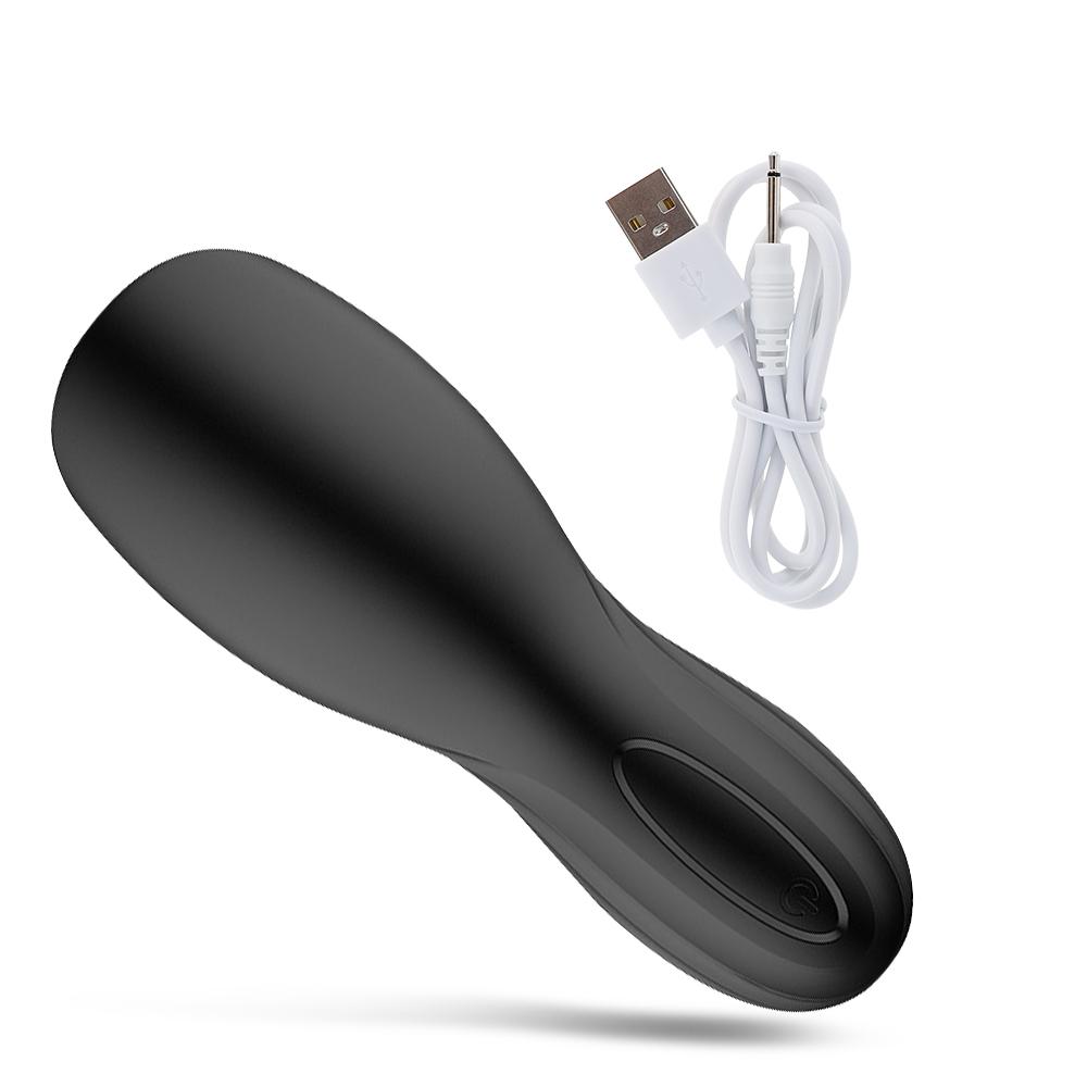 Glans Vibrator Male Masturbator Pussy 10 Mode Automatic Climax Glans Vibrating Massager Stimulate Erotic Sex Toy for Men Trainer