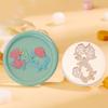 25mm Stamp Copper Head 3D Relief Round-shape Enamel Copper Head for Wedding Card