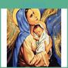 5d Painting Diy Religion Diamond Our Lady Cross Stitch Round Diamond Mosaic Home Paintings Crafts