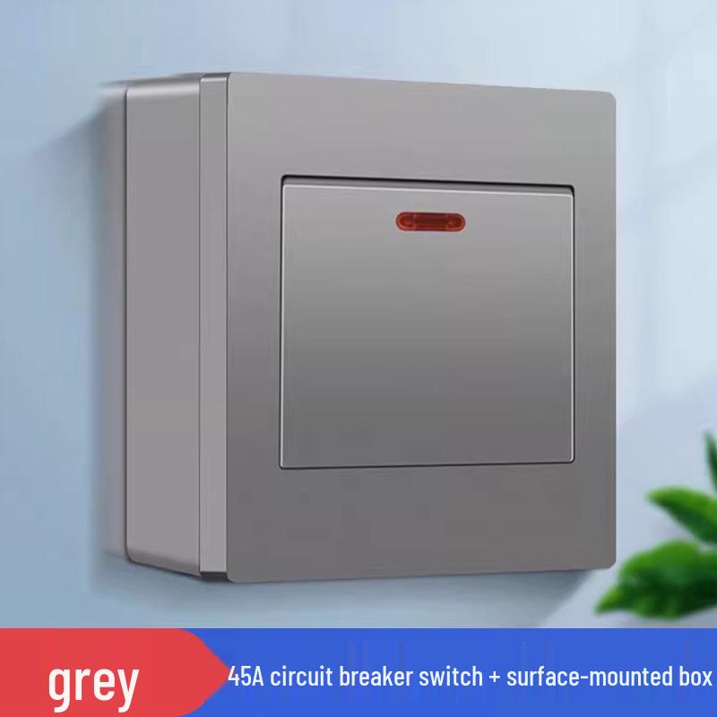 220V Single-Phase Rocker Switch Panel for High-Power Air Conditioners and Water Heaters
