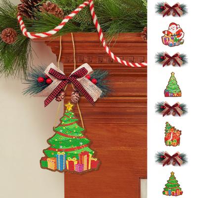 1 Set DIY Diamantmalerei Weihnachtsanhänger steigern die Kreativität und reduzieren Stress