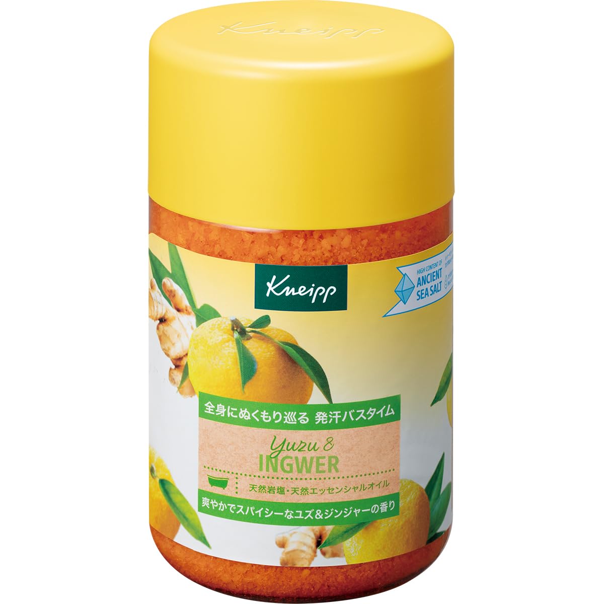

Kneipp Bath Salts Yuzu Ginger Scent 850g &