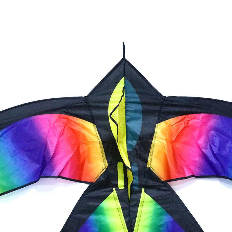 Zmee de păsări curcubeu mari, cu linie de mâner, țesătură din nailon