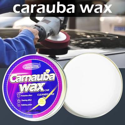 Cire pour voiture Entretien de la peinture automobile Cire en pâte de carnauba Cire de polissage brésilienne Pâte de cire haute brillance Revêtement super hydrophobe Vitrage