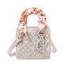 High-end Messenger Bag New Embroidered Diamond Princess Diana Bag Versatile Fashion Silk Scarf Single Shoulder Handbag Bag Women