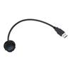 USB3.0 Panel Socket Waterproof Data Connector with Extension Cable Male Female Straight Head 0.3mete