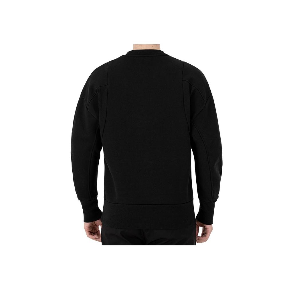 adidas Internal Crew Fleece-Lined Long Sleeve Sweatshirt Men Tops Black HB6559