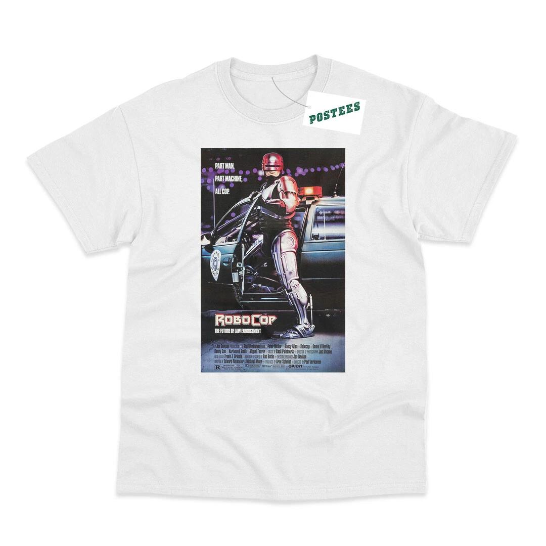 Retro Movie Poster Inspired by RoboCop Direct To Garment Printed T-Shirt S