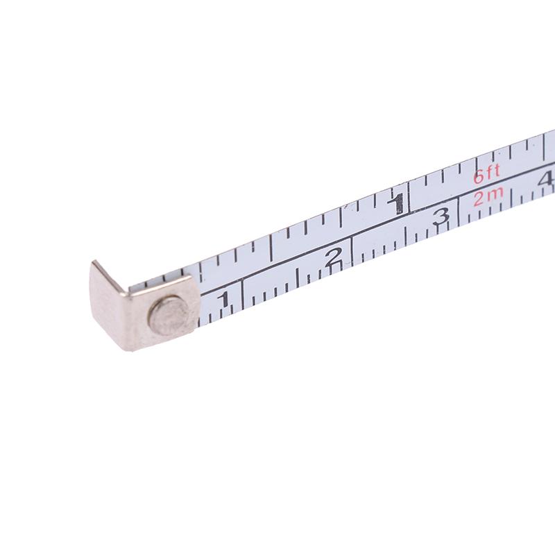 Square 2M Tape Measure Retractable Gift Small Steel Portable Ruler Key Chain