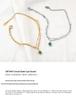 18K Vintage Hong Kong Style Double-Layer Titanium Steel Bracelet for Women