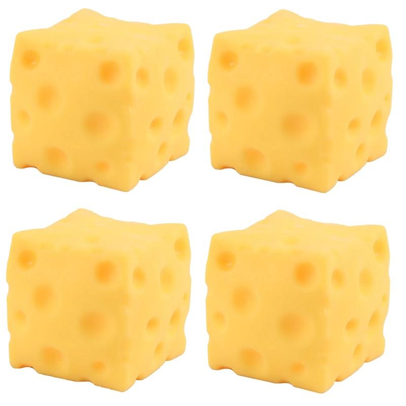 

New Needoh Squishy Square Cheese Squeeze Toys Slow Rebound Stress Relief Sensory Toy Soft Butter Cheese Party Toy
