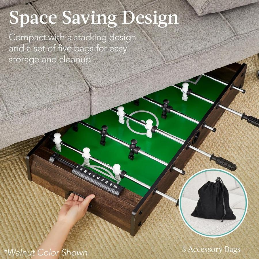 11in1 Combo Game Table Set for Home Game Room with Ping Pong Foosball Table Hockey Chess Checkers Shuffleboard Bowling and 5 Ac