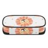 Pencil Pouch Neat Design Strong Polyester Fabric Smooth Zipper with Mesh Pocket Removable Divider and Pen Slots for Boys Girls