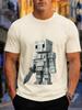 2026 New Pure Cotton Tshirt Rock Block Swordsunisex 3d Print Unisexs Crew Neck Top Casual Short Sleeve