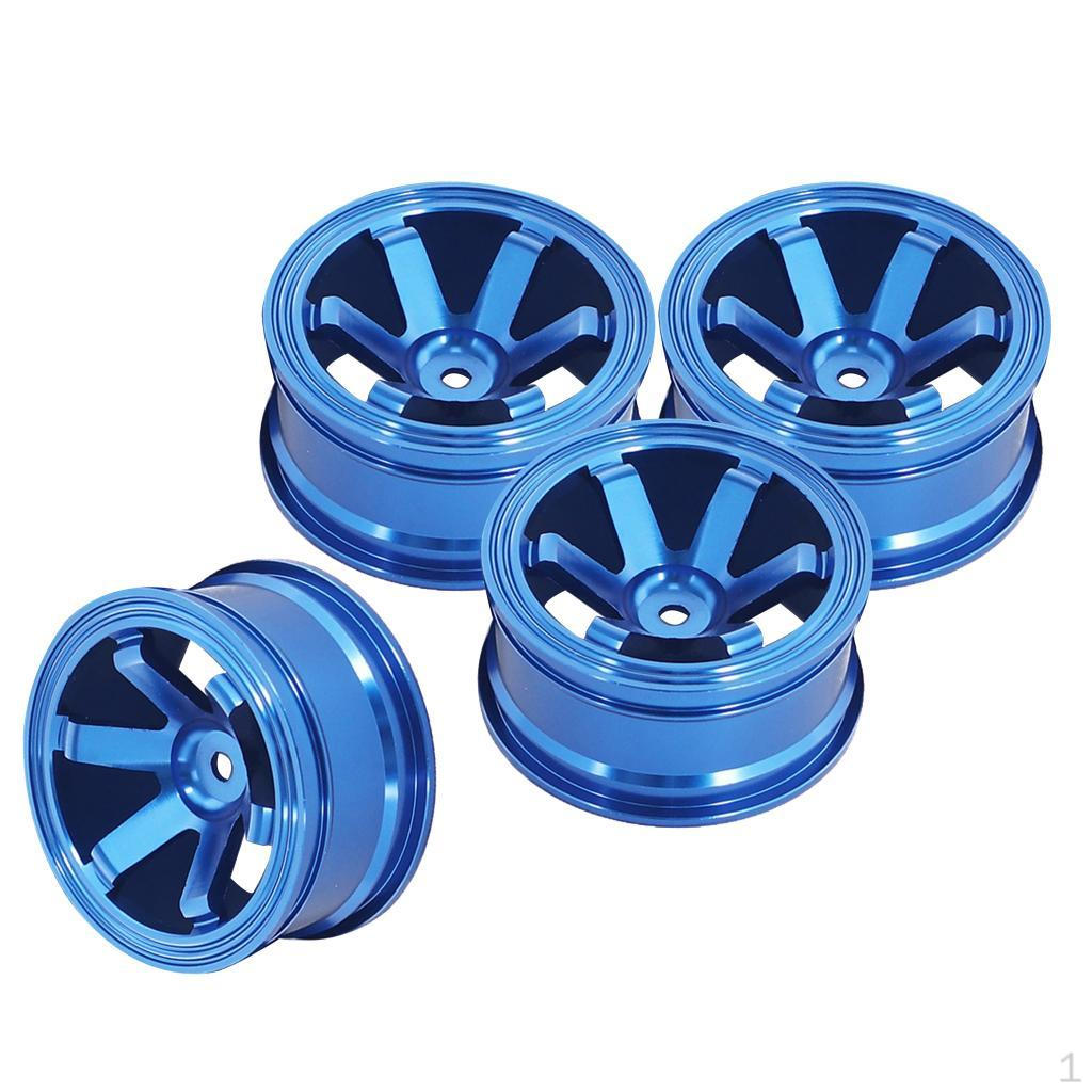 4 Aluminum Alloy Wheel Rim For RC 1:10 Tires