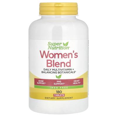 Women's Blend, Daily Multivitamin + Balancing Botanicals, Iron-Free, 180 Tablets