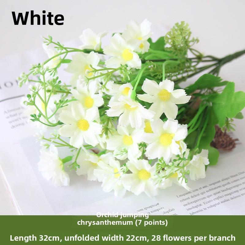 Chrysanthemum 28 Heads Artificial Fake Flower Home Coffee Shop Wedding Decor