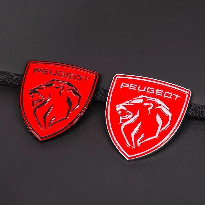 2026 Hot Car Sticker For Peugeot 408 4008 308 3008 Rifter 5008 508 2008 208 301 RCZ 407 Car 3D Metal Badges Trunk Body Window Si
