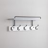 Entryway Shelf with Hooks Compact Wall-Mounted Coat Rack for Hallway